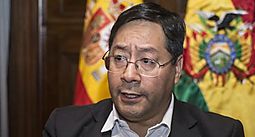 Arce anuncia medidas ante escasez de combustibles en Bolivia