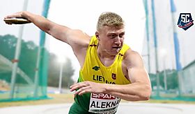 Discóbolo lituano Alekna bate el récord más antiguo del atletismo Discóbolo lituano Alekna bate el récord más antiguo del atletismo