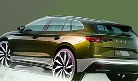 Bocetos exteriores del nuevo Skoda Enyaq Bocetos exteriores del nuevo Skoda Enyaq