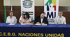 CHEVRON entrega obras al CEBG Manuel Urbano Ayarza
