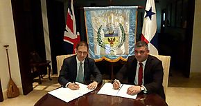 Alcalda de Coln firm acuerdo de cooperacin tcnica con la Embajada Britnica para desarrollo urbano y manejo de residuos de la ciudad de Coln 
