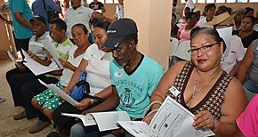 ANATI entrega 142 ttulos de propiedad en Costa Arriba de Coln
