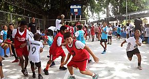 Nueva cancha multiuso y parque infantil para Boca La Caja