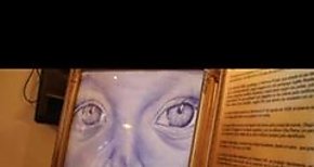 Muestra pictrica con el lema  a su gente belleza y tradicin 