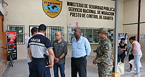 Him se rene con autoridades locales de isla Coln Bocas del Toro