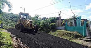 Operativos de parcheo y reparacin de caminos en la provincia de Cocl