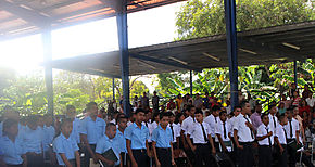 Alumnos de la Extensin del IPHE de Penonom culminan estudios