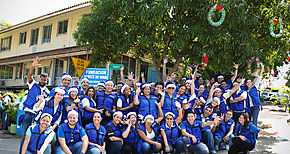 Samsung trae la alegra de la Navidad a los nios de la Fundacin Hogar Divino Nio