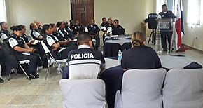 Polica analiza situacin de la niez y la adolescencia en Bocas del Toro