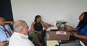 Directivos de REDIIP y del ministerio de seguridad se renen con directora provincial de MIDESColn