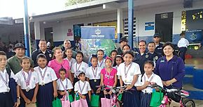 Concurso de oratoria en la Escuela Villa Unida en el corregimiento Chilibre