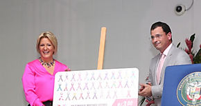 Presentan Tarjeta conmemorativa a la campaa contra el cncer