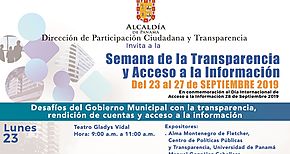 Alcalda Capitalina se prepara para realizar la Semana de la Transparencia y Acceso a la Informacin