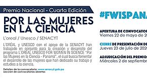 Abierto Premio Nacional LOral  UNESCO Por las Mujeres en la Ciencia 2020