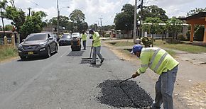 MOP rehabilita calles en la provincia de Panam Oeste