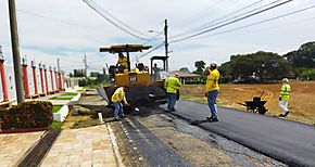 MOP coloca nueva carpeta asfltica en diversas calles de la provincia de Chiriqu