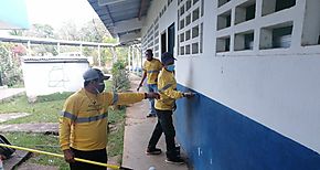 MOP apoya al Plan de reparacin y mantenimiento de escuelas de MEDUCA en la provincia de Chiriqu