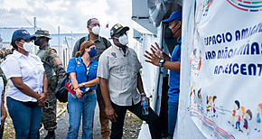 Habilitan sede para la atencin de migrantes en la comarca Ember