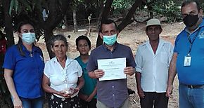 Los Facilitadores Judiciales Comunitarios de Veraguas reciben sus certificados 