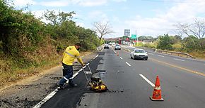 Rehabilitan la va Panamericana y otros puntos en Panam Oeste