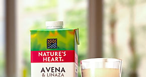 AVENA Y LINAZA NATURES HEARTUNA DELICIOSA BEBIDA QUE SE SUMA AL PODER NUTRITIVO DE NESTL