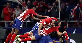 Atltico de Madrid venci en el derbi