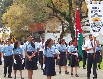 Desfile Patrios en Las Lajas, Chiriquí