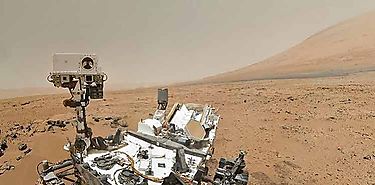 El viaje que hace un rayo de luz entre la Tierra y Marte 