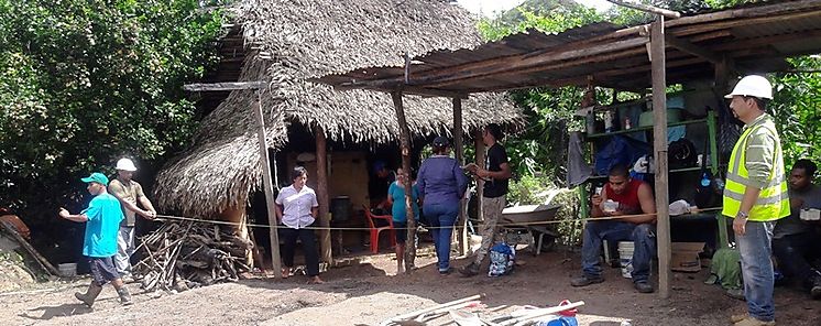 Construyen nueva vivienda a familia afectada por incendio en La Pintada