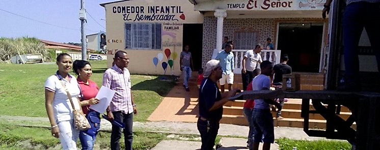 El MIDES hace entrega de vveres a comedores comunitarios en Coln