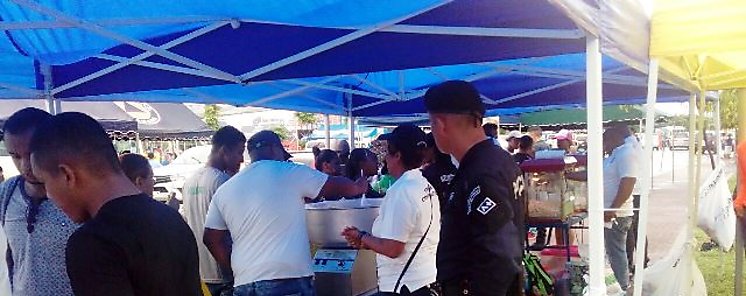 Polica Nacional participa en Feria Institucional en Coln