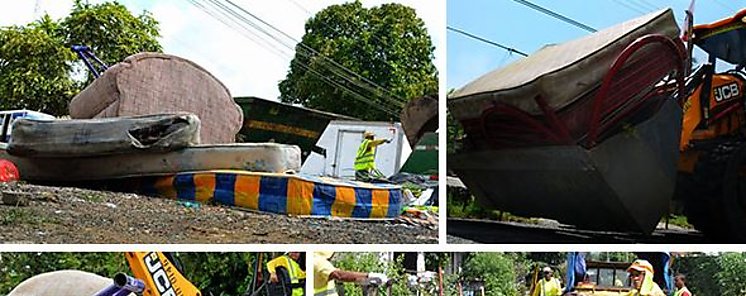 Operativos de recoleccin de enseres en los edificios Los Libertadores Tuira y Chucunaque 