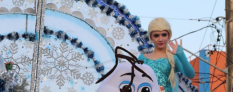 La Chorrera celebro el  desfile Una navidad llena de amor y fantasa