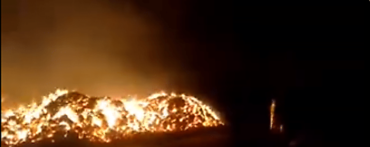 Incendio forestal en el Coco de Penonom afecta 25 mil pacas de heno