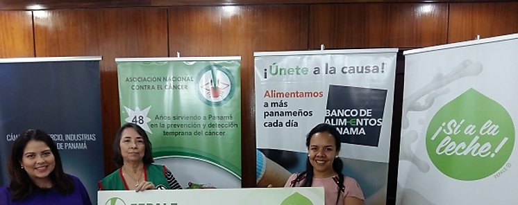 ANCEC recibi los fondos recaudados de la 2da carrera caminata del Da Internacional de la Leche 