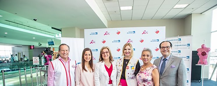 Copa Airlines sensible a la lucha de los pacientes de cncer de mama y prstata