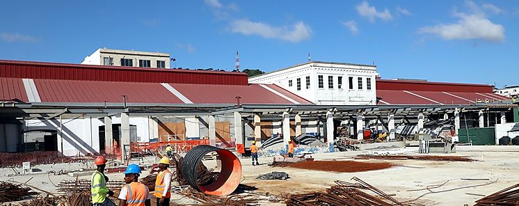 Renovacin del Mercado San Felipe Neri lleva 55  de avance