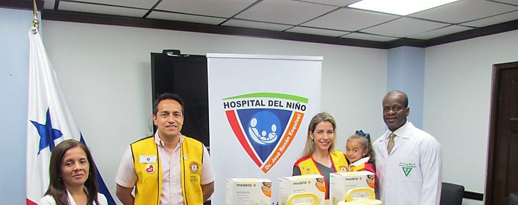 Damas del Club 2030 de Panam donan extractores de leche al Hospital del Nio 