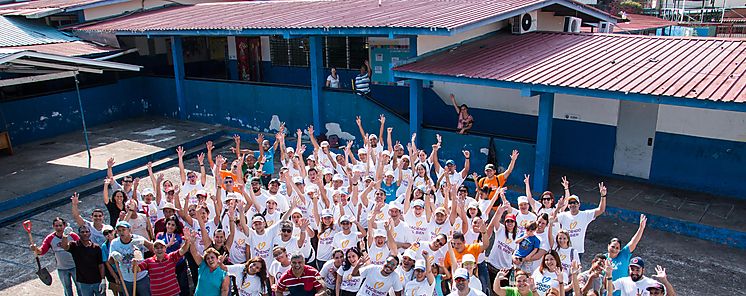 Cervecera Nacional y sus voluntarios se unen a la celebracion del dia de las Buenas Acciones