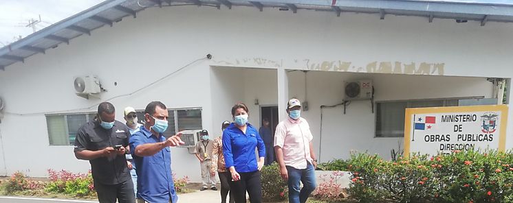 Viceministra del MOP realiza gira de trabajo en Cocl y Veraguas para coordinar reinicio de proyectos