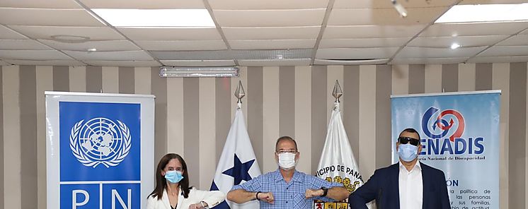 PNUD firma convenio con Alcalda y Senadis para beneficiar a ms de mil personas con discapacidad con bolsas de comida