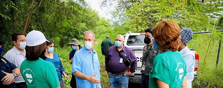 Alcalda de Panam y Marea Verde inspeccionan terreno para reubicar BoB