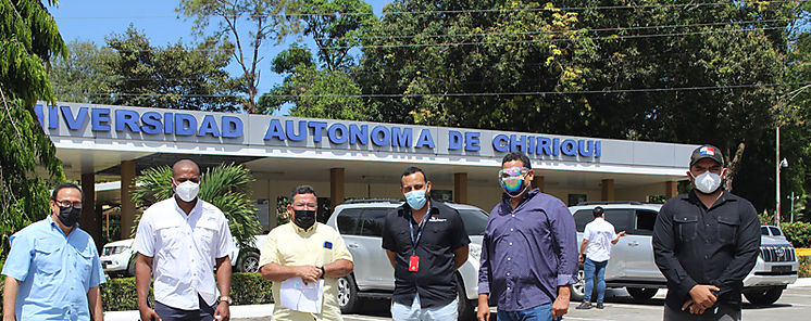 Irving Saladino de PANDEPORTES realiza visita a la Universidad Autnoma de Chiriqu