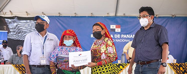 Gobierno entrego Capital Semilla en comarca Guna Yala