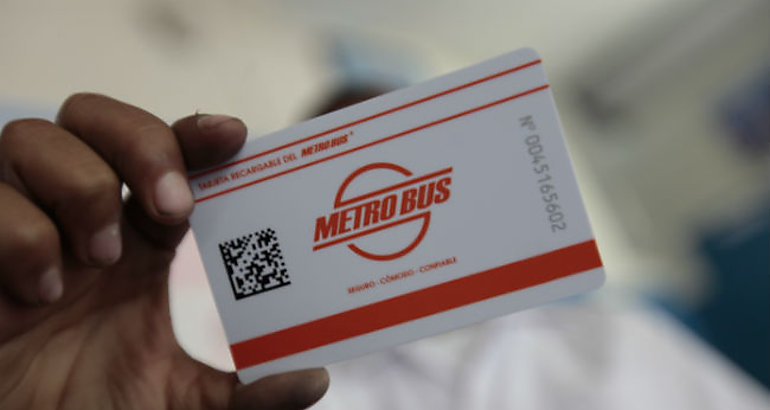 Tarjeta estudiantil metro bus  Panam