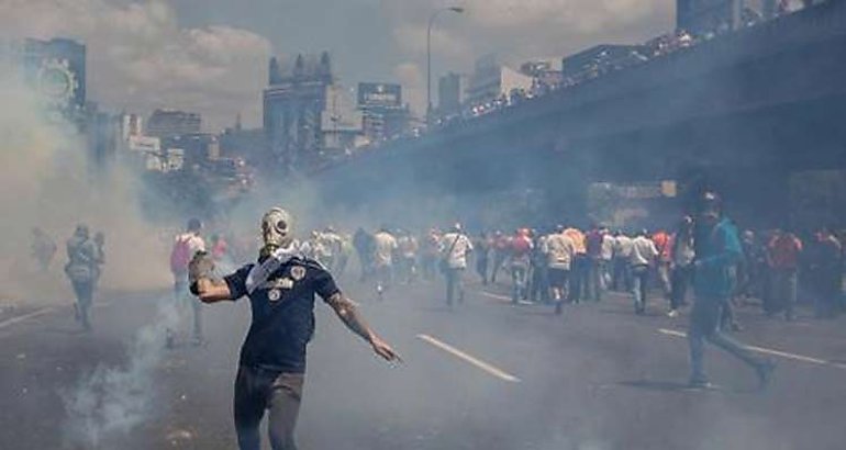 Manifestacin en Venezuela