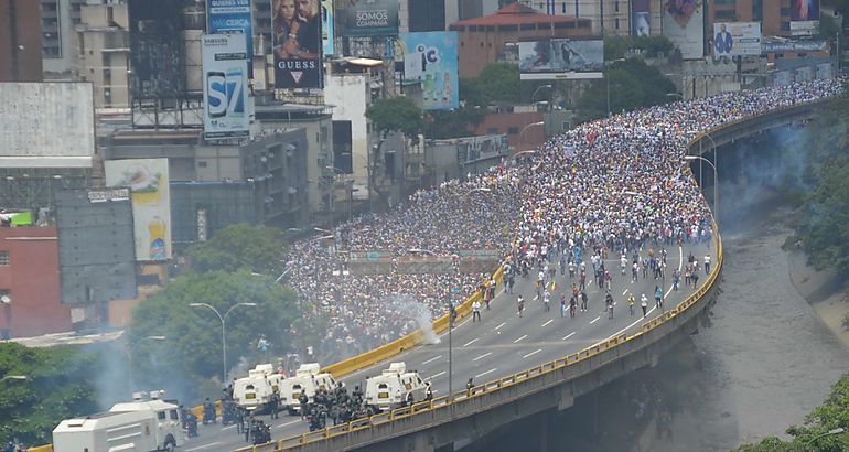 Manifestacin en Venezuela