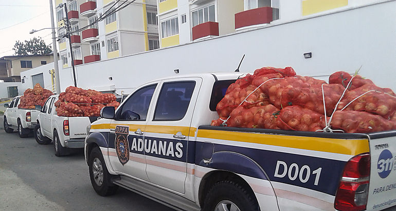 Decomisan cebollas que fueron declaradas como jabn