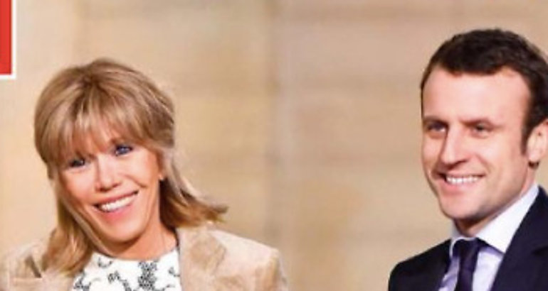  Emmanuel Macron y Brigitte Trogneux