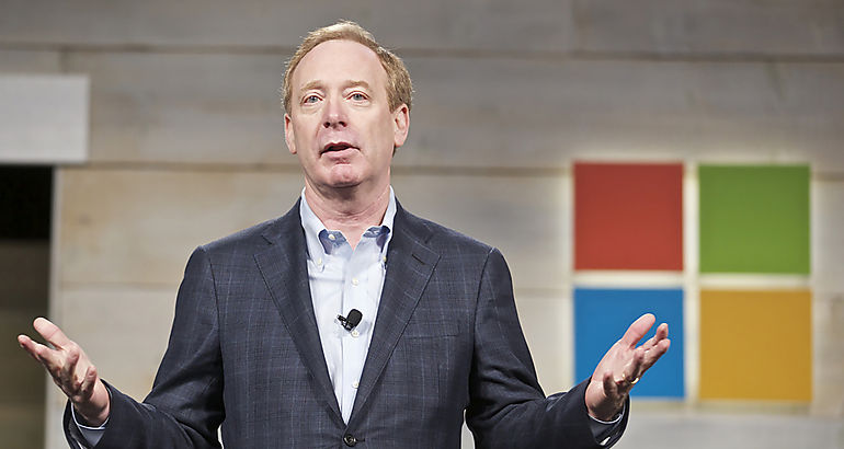El presidente de Microsoft Brad Smith